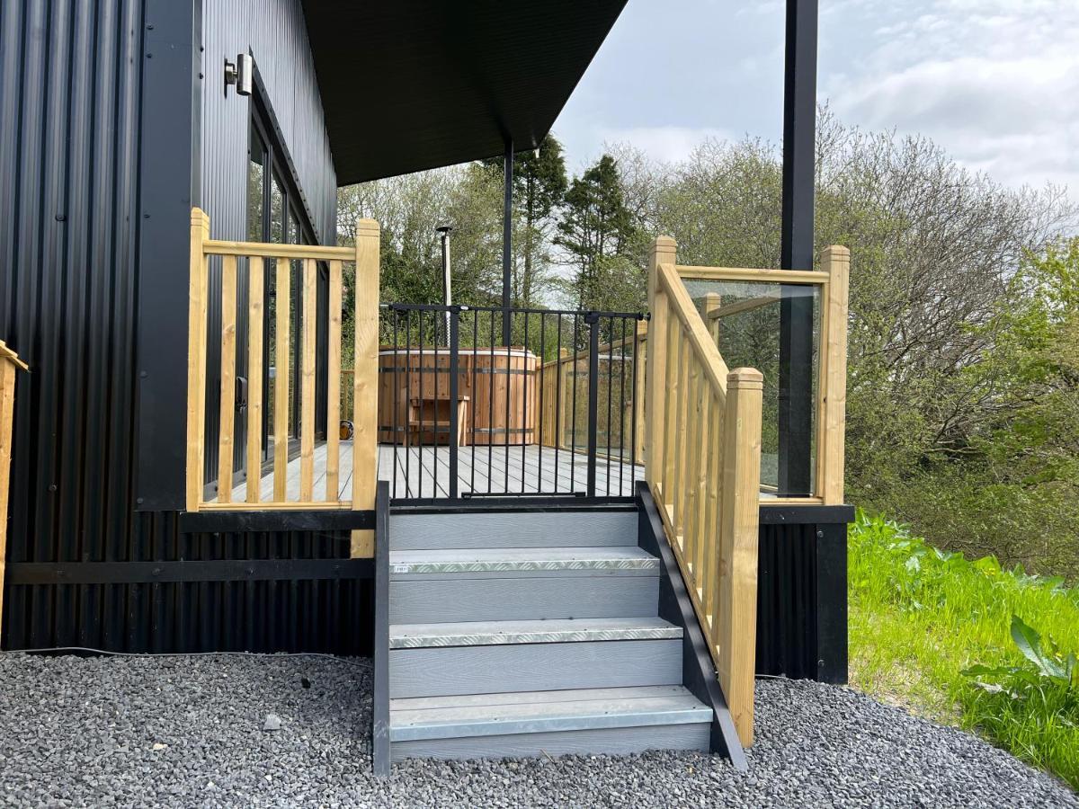 Llanbrynmair Luxury Lodge In The Treetops מראה חיצוני תמונה